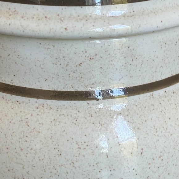 Royal Doulton Kitchen Vintage Royal Doulton Lambethware Hill Top Pattern Lidded Sugar Bowl